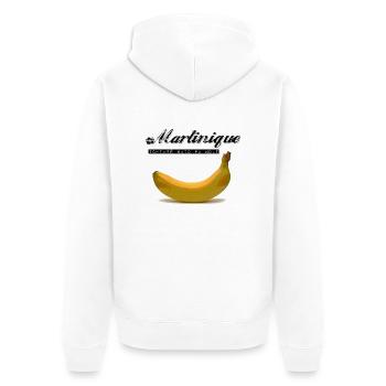 MARTINIQUE - Veste à capuche bio Premium Unisexe - blanc - Dos - Thijin (182cm)