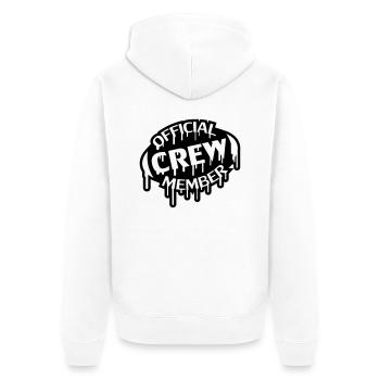 Official Crew Member Stamp - Veste à capuche bio Premium Unisexe - blanc - Dos - Thijin (182cm)