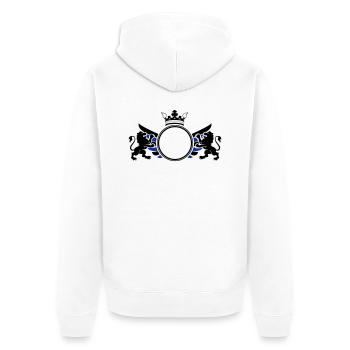 wappen_lions_002 - Veste à capuche bio Premium Unisexe - blanc - Dos - Thijin (182cm)