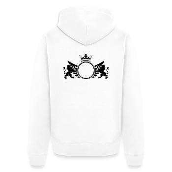 wappen_lions_001 - Veste à capuche bio Premium Unisexe - blanc - Dos - Thijin (182cm)