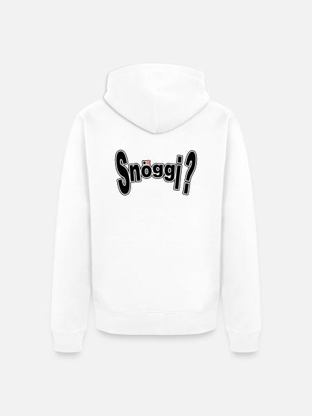 Snöggi? - Unisex Premium Bio Zip Hoodie - Weiß