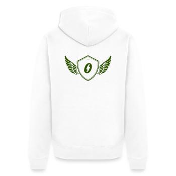 Coat of arms - Unisex Premium Organic Zip Hoodie - white - Back - Thijin (182cm)