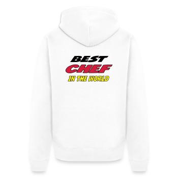 Best chef in the world - Veste à capuche bio Premium Unisexe - blanc - Dos - Thijin (182cm)