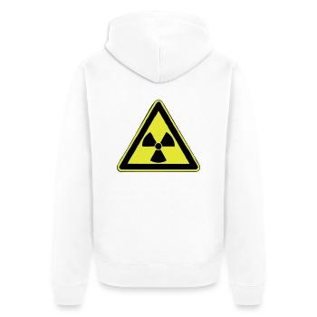 Radioactifs - Veste à capuche bio Premium Unisexe - blanc - Dos - Thijin (182cm)