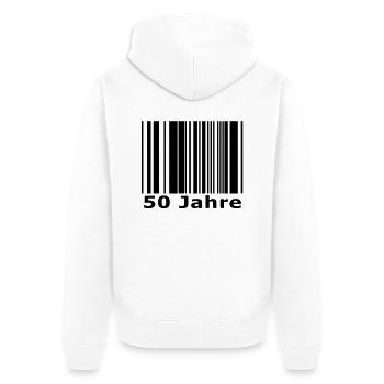 50 - Veste à capuche bio Premium Unisexe - blanc - Dos - Thijin (182cm)