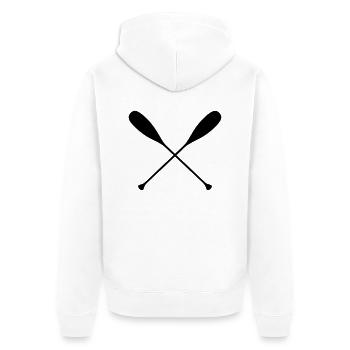 Paddle - Veste à capuche bio Premium Unisexe - blanc - Dos - Thijin (182cm)