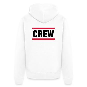 crew - Veste à capuche bio Premium Unisexe - blanc - Dos - Thijin (182cm)