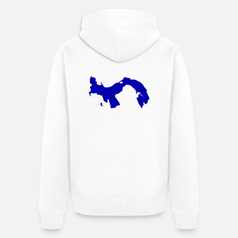 Panama - Unisex Premium Bio Zip Hoodie - Weiß