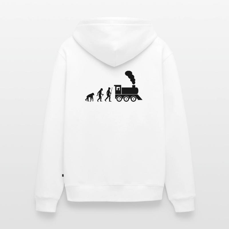 Train driver evolution Veste à capuche bio Premium Unisexe
