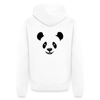 panda géant ours en peluche teddy - Veste à capuche bio Premium Unisexe - blanc - Dos - Thijin (182cm)