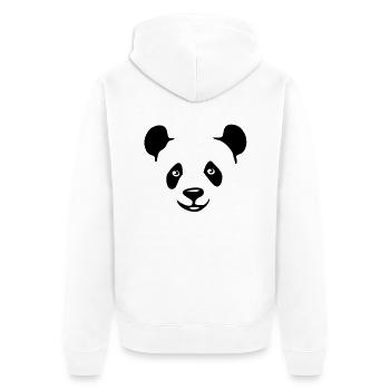 panda géant ours en peluche teddy - Veste à capuche bio Premium Unisexe - blanc - Dos - Thijin (182cm)