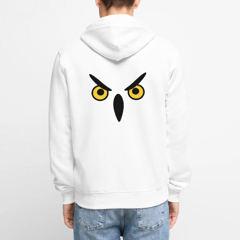 Eule eule eule Unisex Premium Bio Zip Hoodie