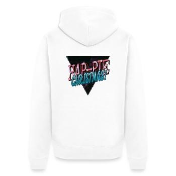 computer funny quote comic christmas vacation - Unisex Premium Bio Zip Hoodie - Weiß - Hinten - Thijin (182cm)