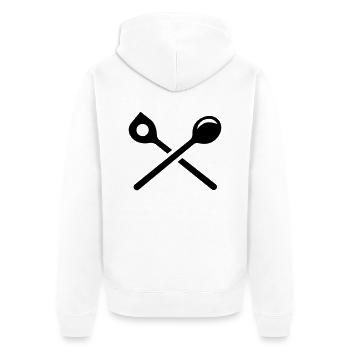 Cuisinier - Veste à capuche bio Premium Unisexe - blanc - Dos - Thijin (182cm)