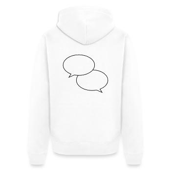 Ballons - Veste à capuche bio Premium Unisexe - blanc - Dos - Thijin (182cm)