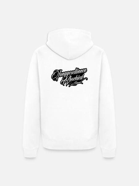 Junggesellinnenabschied - Unisex Premium Bio Zip Hoodie - Weiß