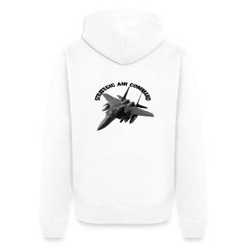 AVION - Veste à capuche bio Premium Unisexe - blanc - Dos - Thijin (182cm)