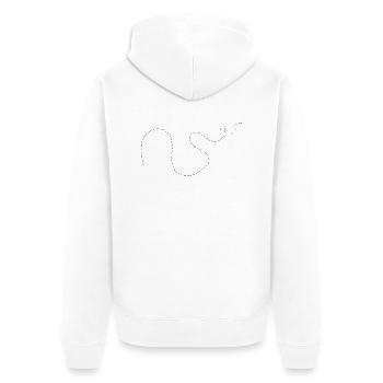 Origami paper planes 1 c. - Unisex Premium Organic Zip Hoodie - white - Back - Thijin (182cm)