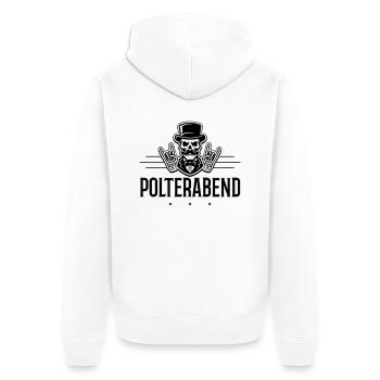 Polterabend Bräutigam - Unisex Premium Bio Zip Hoodie - Weiß - Hinten - Thijin (182cm)