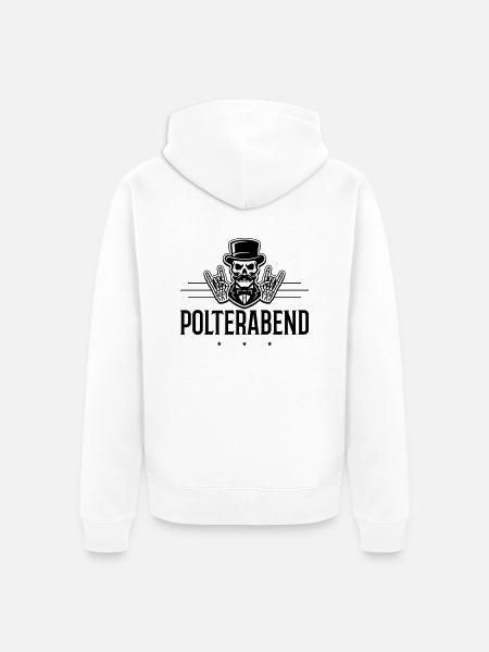 Polterabend Bräutigam - Unisex Premium Bio Zip Hoodie - Weiß