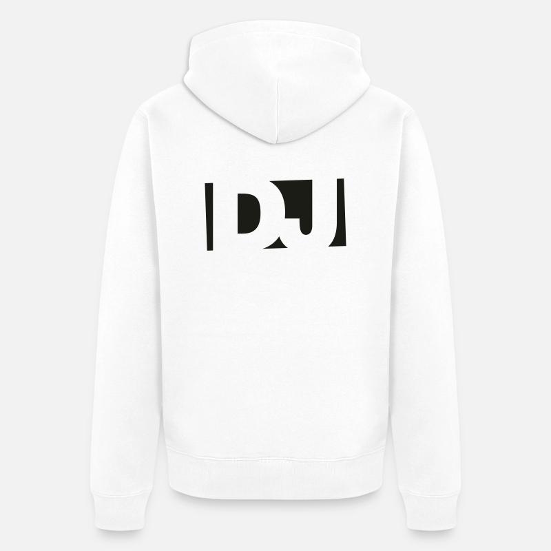 DJ 1C - Veste à capuche bio Premium Unisexe - blanc