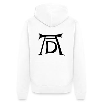 Albrecht Dürer - Unisex Premium Bio Zip Hoodie - Weiß - Hinten - Thijin (182cm)
