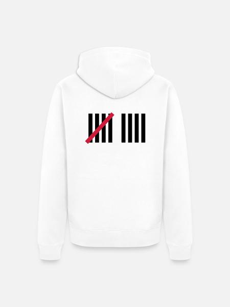 9th Birthday - Unisex Premium Organic Zip Hoodie - white