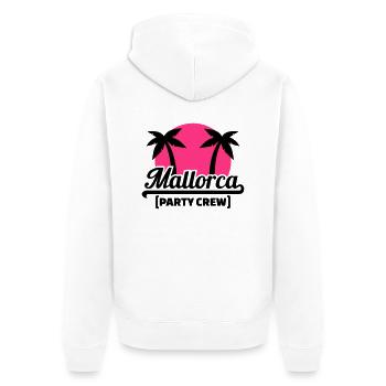 Mallorca Party Crew - Veste à capuche bio Premium Unisexe - blanc - Dos - Thijin (182cm)