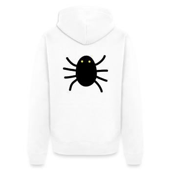 Insekt - Unisex Premium Bio Zip Hoodie - Weiß - Hinten - Thijin (182cm)