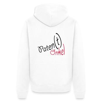 Godfather - Unisex Premium Organic Zip Hoodie - white - Back - Thijin (182cm)