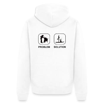 Stand Up Paddle Surf Stand-up Paddler Stand-Up Paddle - Veste à capuche bio Premium Unisexe - blanc - Dos - Thijin (182cm)