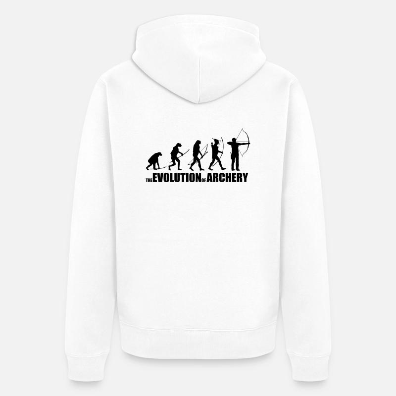 evoblanknew - Veste à capuche bio Premium Unisexe - blanc