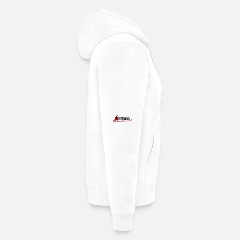 evoblanknew Unisex Premium Organic Zip Hoodie