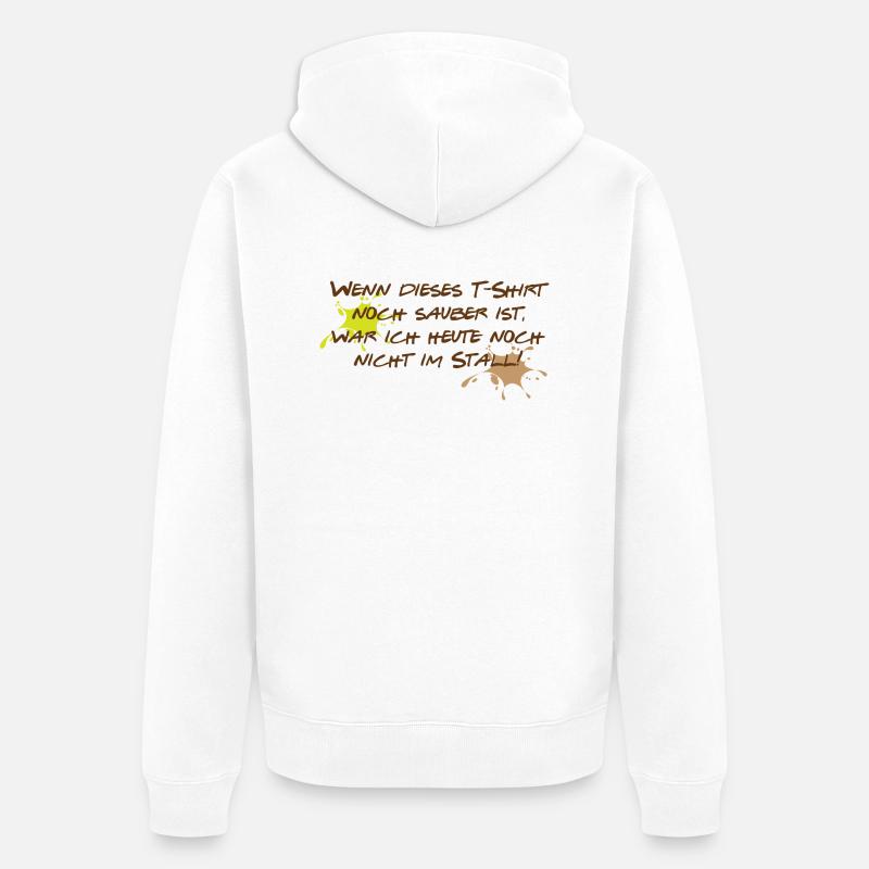 T-shirt - Veste à capuche bio Premium Unisexe - blanc