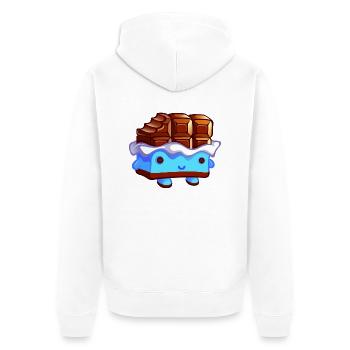 Chocolator.png - Veste à capuche bio Premium Unisexe - blanc - Dos - Thijin (182cm)