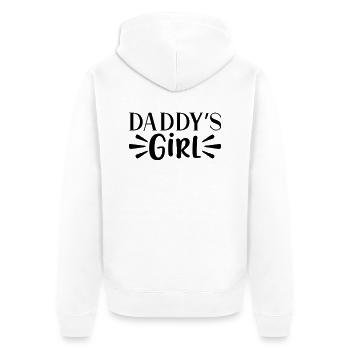 La fille de papa - Veste à capuche bio Premium Unisexe - blanc - Dos - Thijin (182cm)