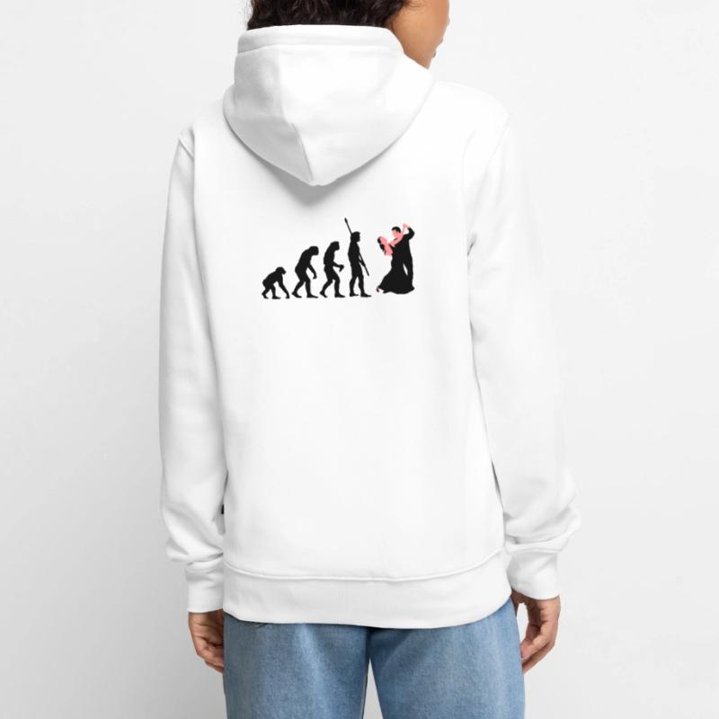 evolution_tanzpaar_a_2c Unisex Premium Organic Zip Hoodie