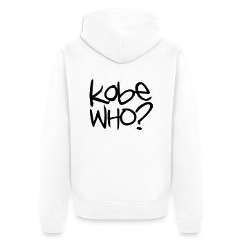 Basketball - Kobe Who? - Unisex Premium Bio Zip Hoodie - Weiß - Hinten - Thijin (182cm)
