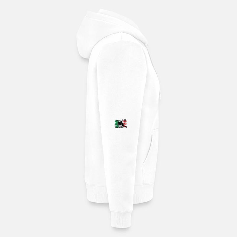 Vintage Motorcycles IT Unisex Premium Bio Zip Hoodie