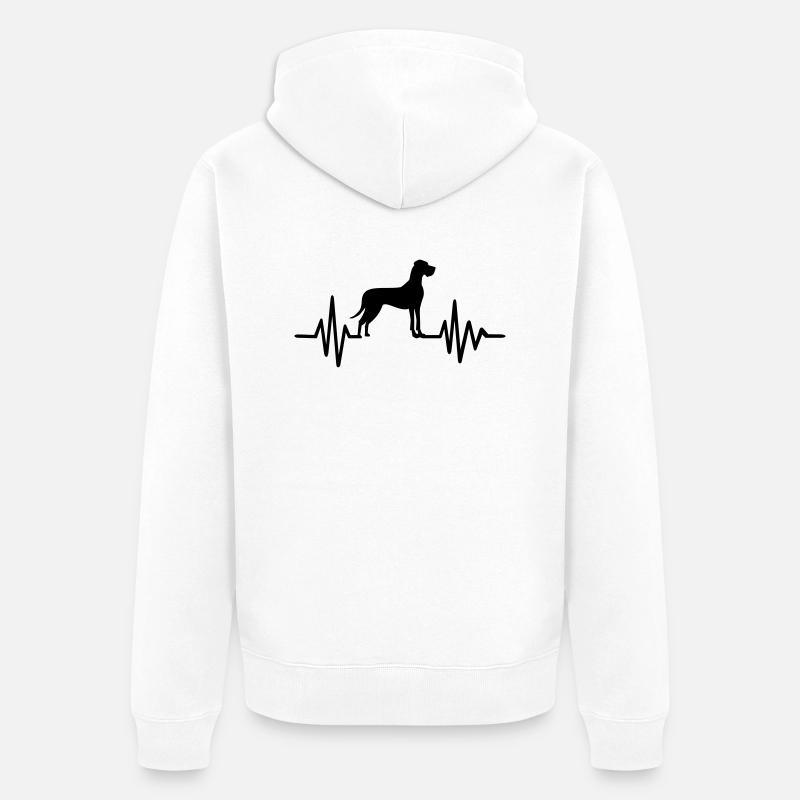 Dogue - Veste à capuche bio Premium Unisexe - blanc