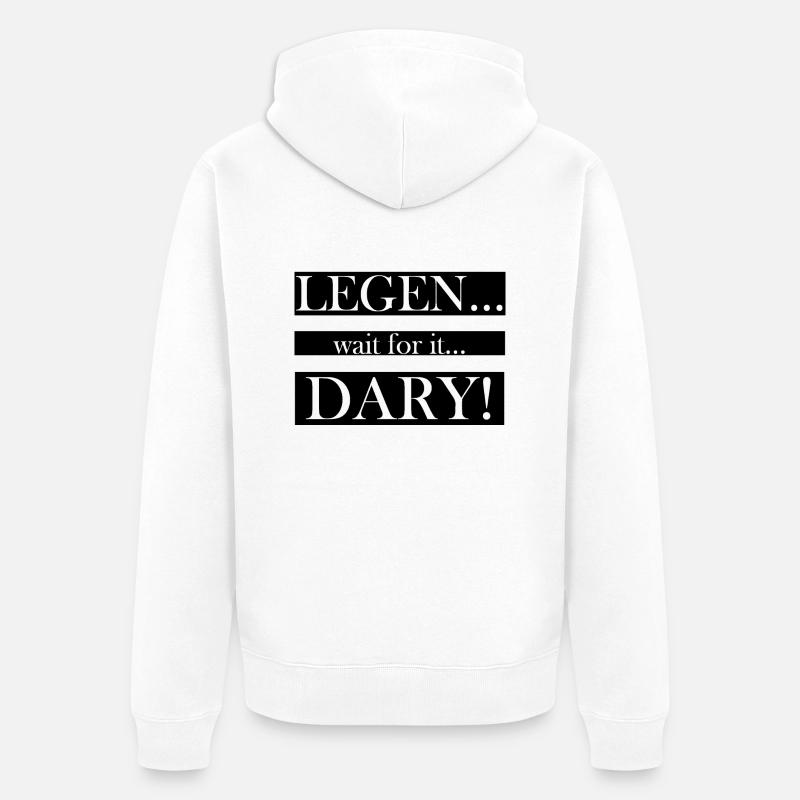 legendary - Veste à capuche bio Premium Unisexe - blanc