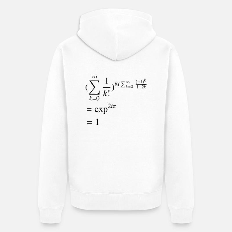Keep life simple 2 - Unisex Premium Bio Zip Hoodie - Weiß