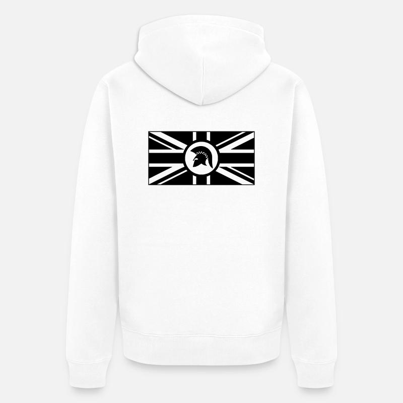 début reggae Noir - Veste à capuche bio Premium Unisexe - blanc