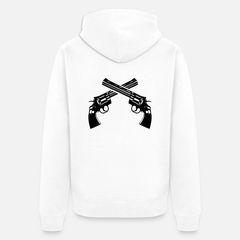 waffen - Veste à capuche bio Premium Unisexe - blanc