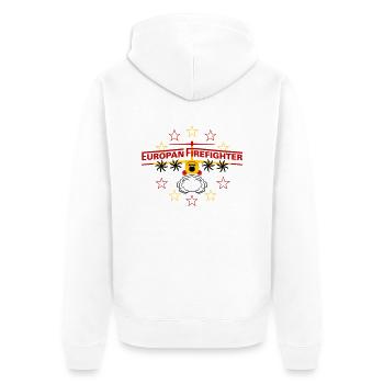 A400 Fire Waterbomb firefighting aircraft - Unisex Premium Organic Zip Hoodie - white - Back - Thijin (182cm)