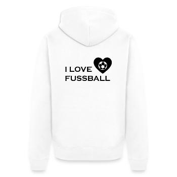 Football - Veste à capuche bio Premium Unisexe - blanc - Dos - Thijin (182cm)