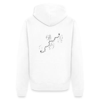 Muttertag - Perfekte Mama - Danke Mama - Unisex Premium Bio Zip Hoodie - Weiß - Hinten - Thijin (182cm)