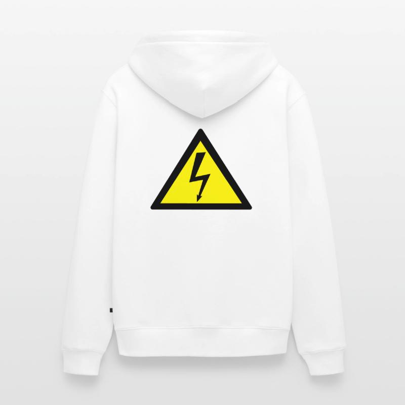 Power Shield Flash High Voltage Veste à capuche bio Premium Unisexe