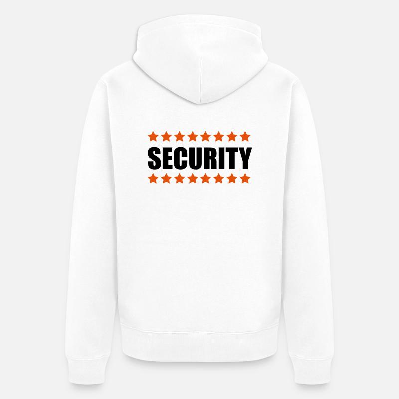 Security - Veste à capuche bio Premium Unisexe - blanc