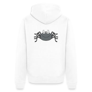 Araignée - Veste à capuche bio Premium Unisexe - blanc - Dos - Thijin (182cm)